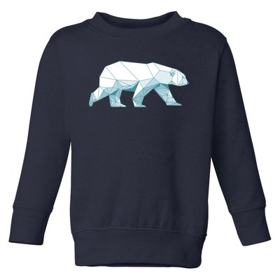 Cool Polar Bear Design For Arctic Polar Bear Lover Toddler Sweatshirt