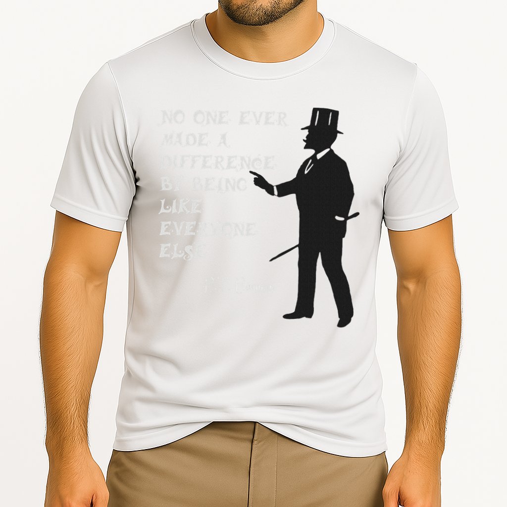 Circus Pt Barnum Ringmaster Quote No One Ever Made Performance Shirt