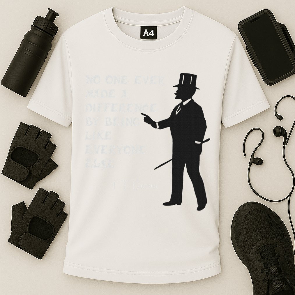 Circus Pt Barnum Ringmaster Quote No One Ever Made Performance Shirt