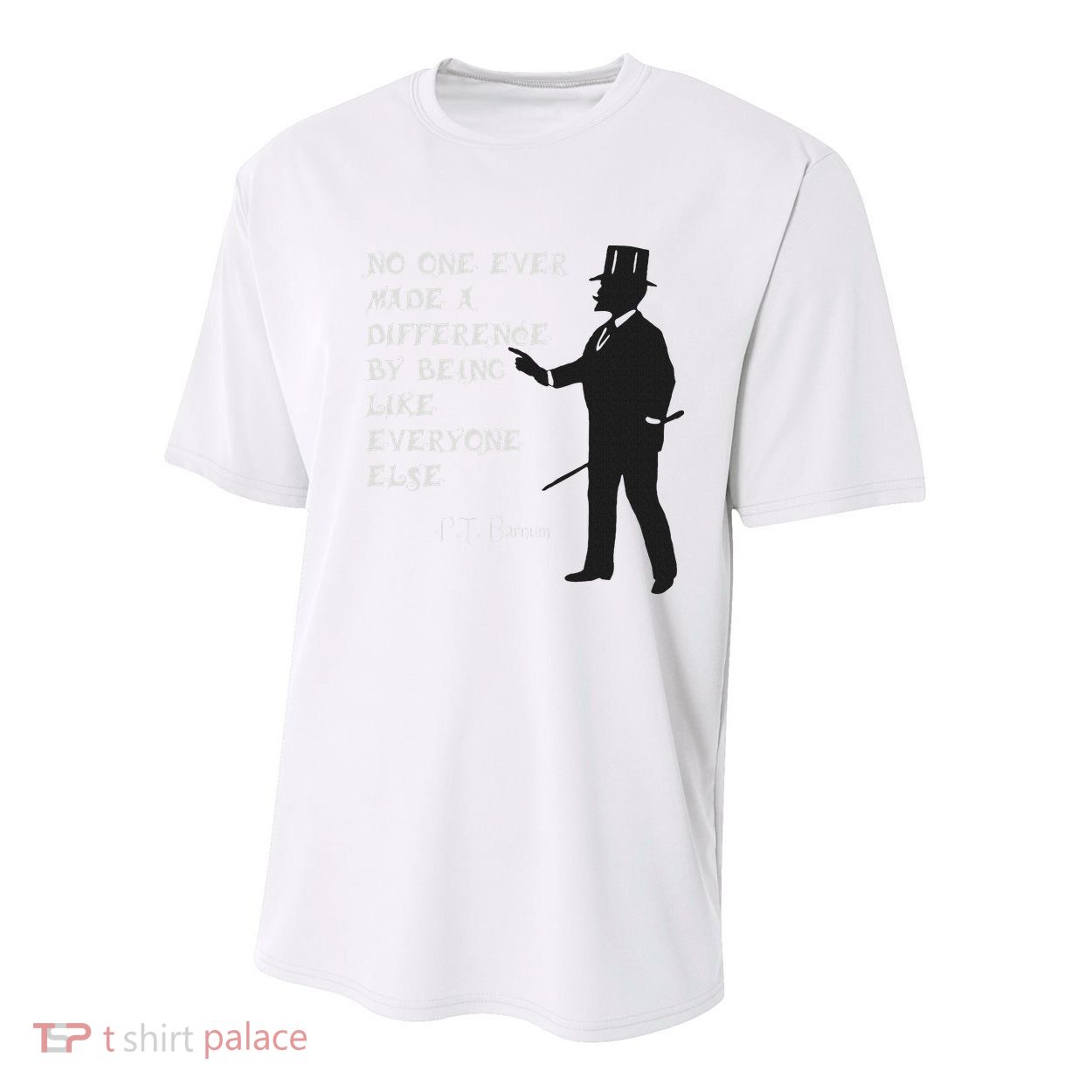 Circus Pt Barnum Ringmaster Quote No One Ever Made Youth Performance Sprint T-Shirt