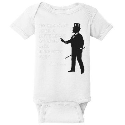 Circus Pt Barnum Ringmaster Quote No One Ever Made Baby Bodysuit