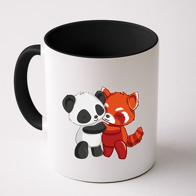 Chibi Panda Bear Hugs Red Panda Gift Cute Gift Mug