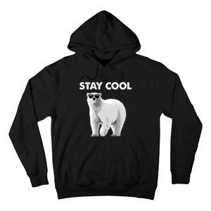 Cool Polar Bear For Men Women Kids Polar Bear Lover Hoodie