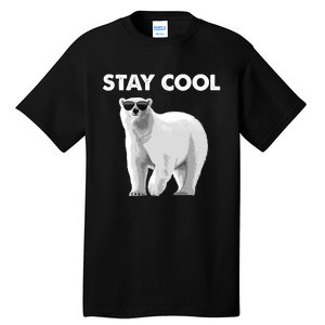 Cool Polar Bear For Men Women Kids Polar Bear Lover Tall T-Shirt