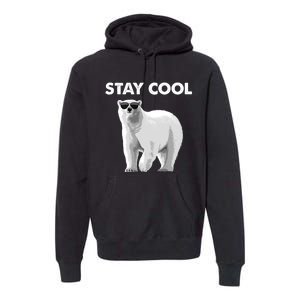 Cool Polar Bear For Men Women Kids Polar Bear Lover Premium Hoodie