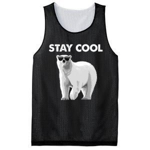 Cool Polar Bear For Men Women Kids Polar Bear Lover Mesh Reversible Basketball Jersey Tank