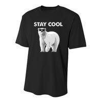 Cool Polar Bear For Men Women Kids Polar Bear Lover Youth Performance Sprint T-Shirt