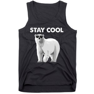 Cool Polar Bear For Men Women Kids Polar Bear Lover Tank Top