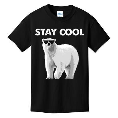 Cool Polar Bear For Men Women Kids Polar Bear Lover Kids T-Shirt