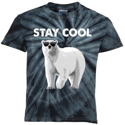 Cool Polar Bear For Men Women Kids Polar Bear Lover Kids Tie-Dye T-Shirt