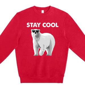 Cool Polar Bear For Men Women Kids Polar Bear Lover Premium Crewneck Sweatshirt