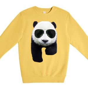 Cool Panda Bear Premium Crewneck Sweatshirt