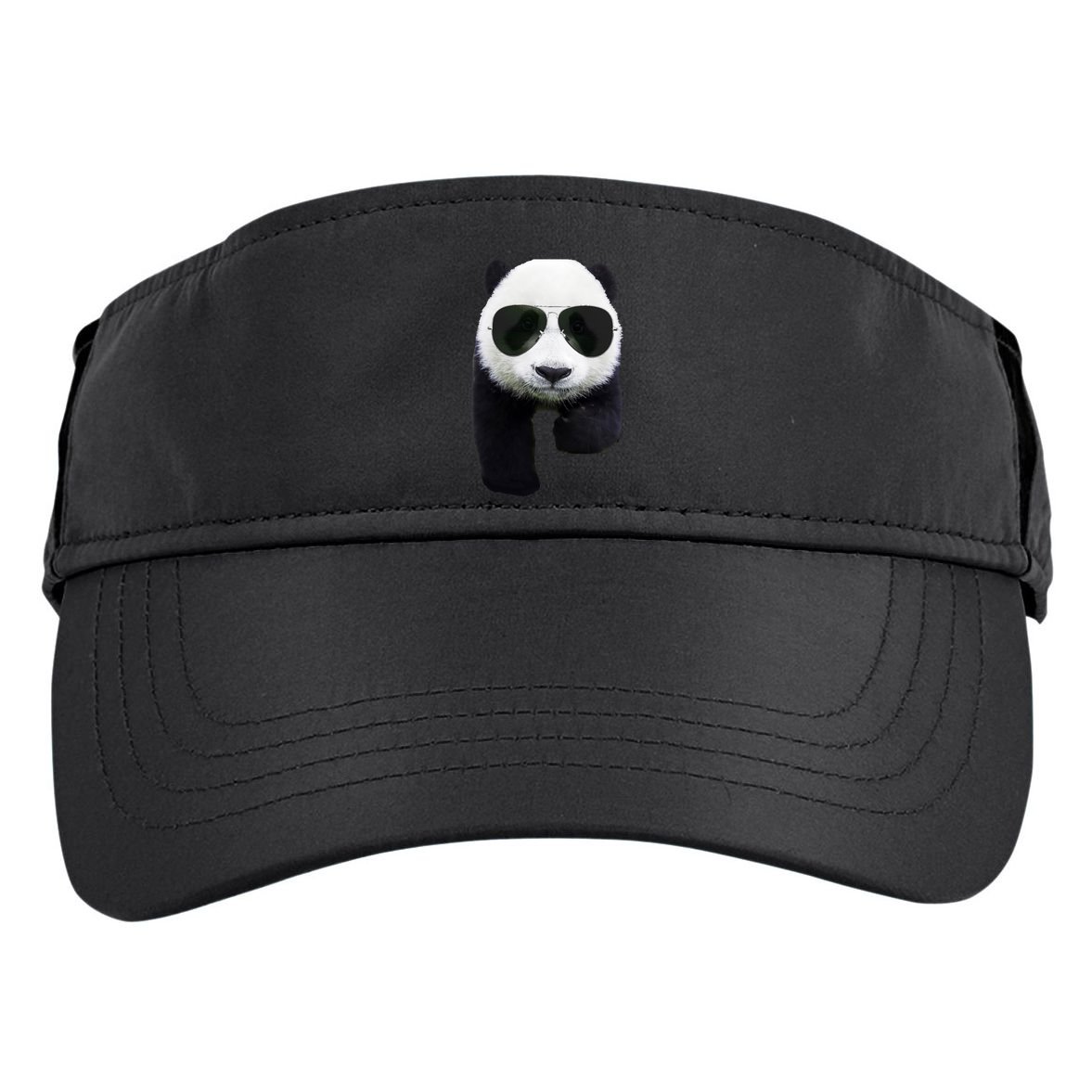 Cool Panda Bear Adult Drive Performance Visor