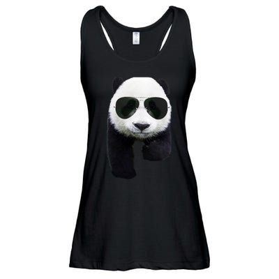 Cool Panda Bear Ladies Essential Flowy Tank
