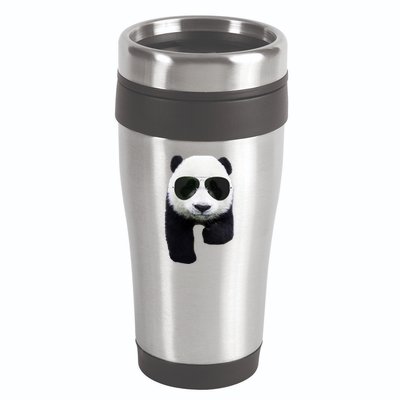 Cool Panda Bear 16oz Travel Tumbler