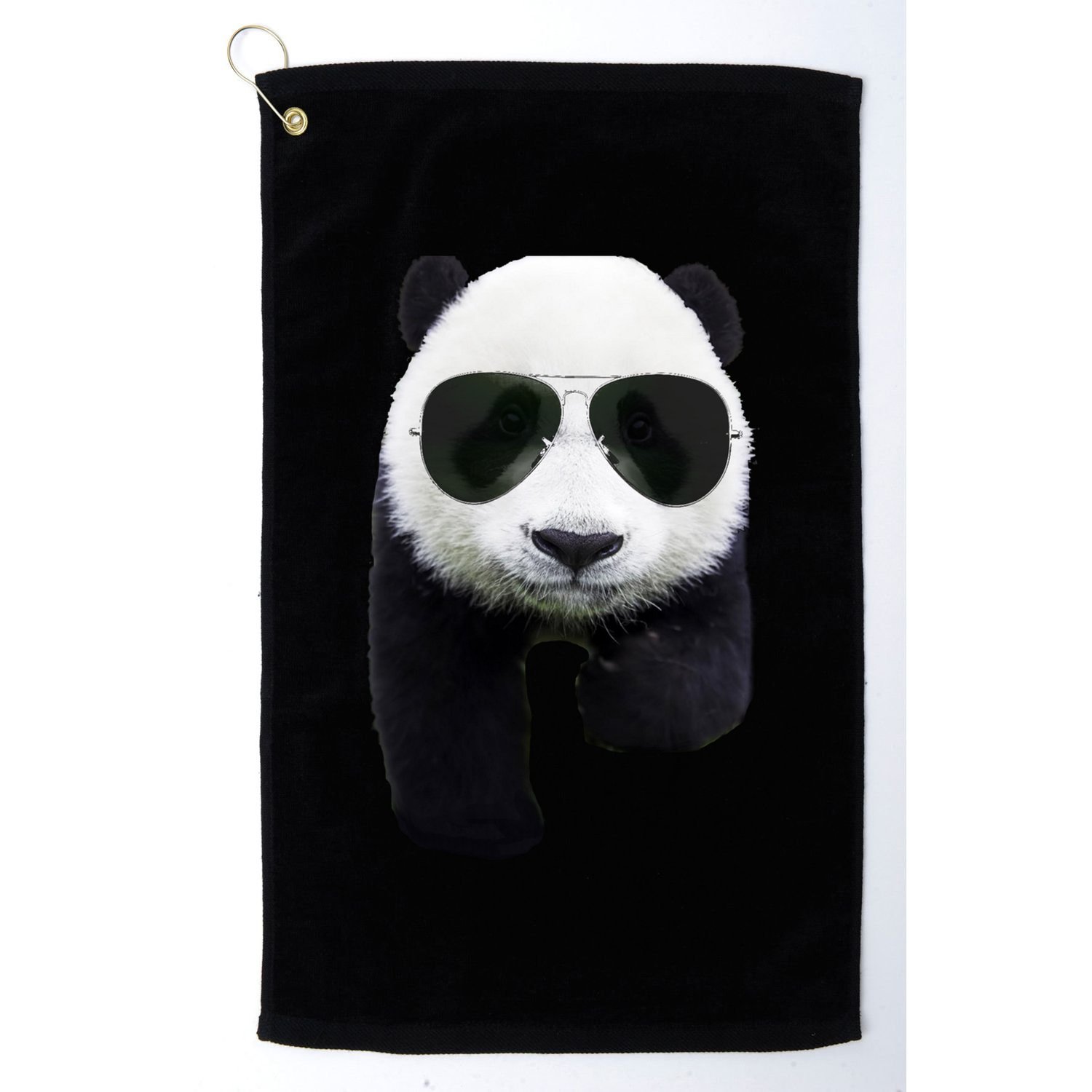 Cool Panda Bear Golf Towel