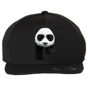 Cool Panda Bear Wool Snapback Cap