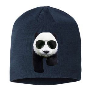 Cool Panda Bear Sustainable Beanie