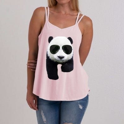 Cool Panda Bear Women's Strappy Tank