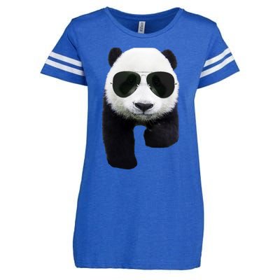 Cool Panda Bear Enza Ladies Jersey Football T-Shirt