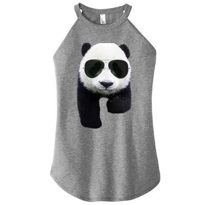 Cool Panda Bear Women’s Perfect Tri Rocker Tank