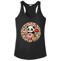 Cute Panda Bear Artwork Panda Lovers Design Ladies PosiCharge Competitor Racerback Tank