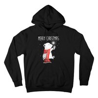 Cute Polar Bear Scarf Merry Christmas Xmas Holidays Gift Hoodie