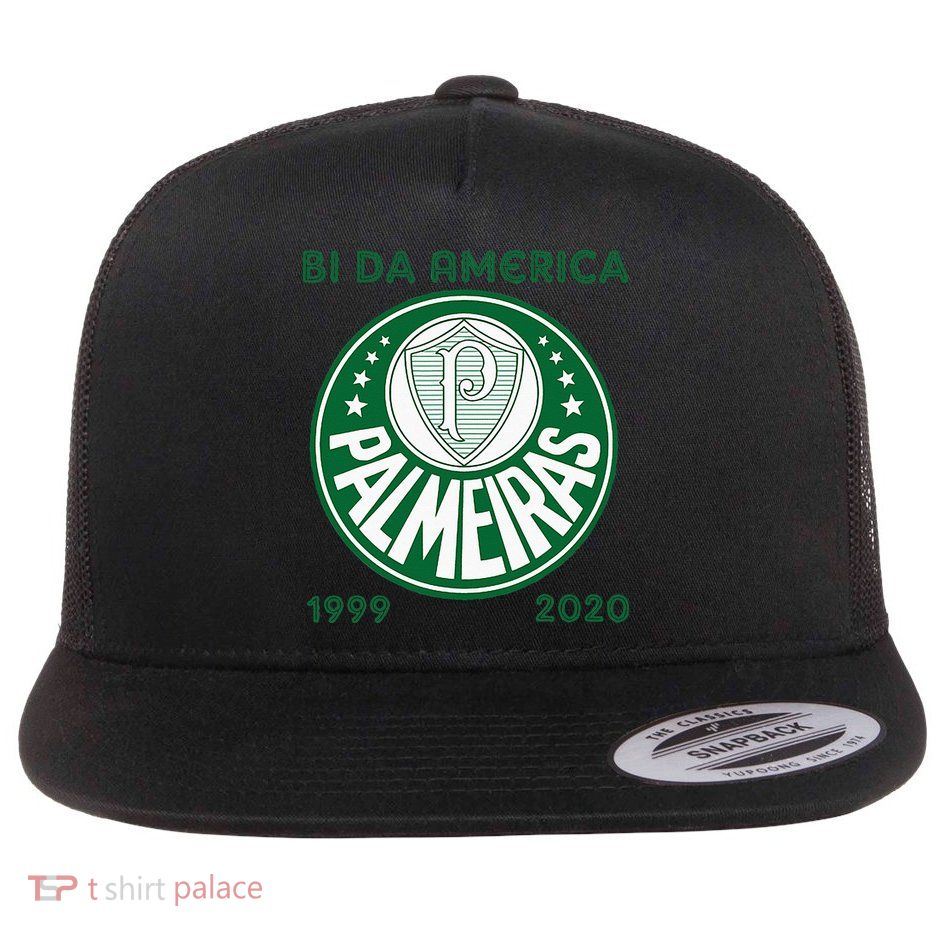 Camiseta Palmeiras Bi America Brasil Soccer Flat Bill Trucker Hat