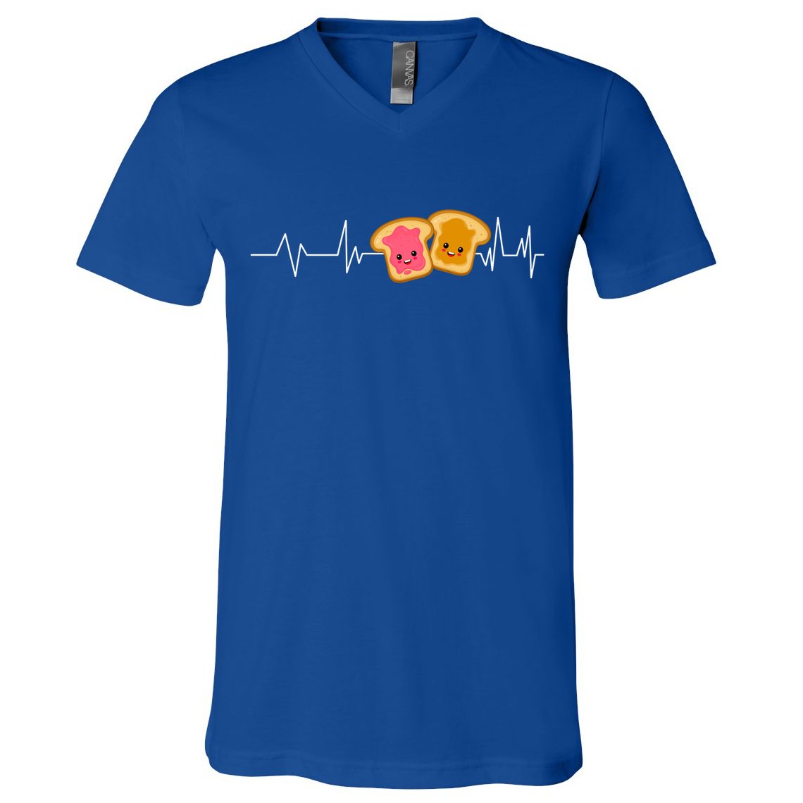 Cute Peanut Butter And Jelly Lover Great Gift V-Neck T-Shirt