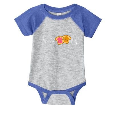 Cute Peanut Butter And Jelly Lover Great Gift Infant Baby Jersey Bodysuit