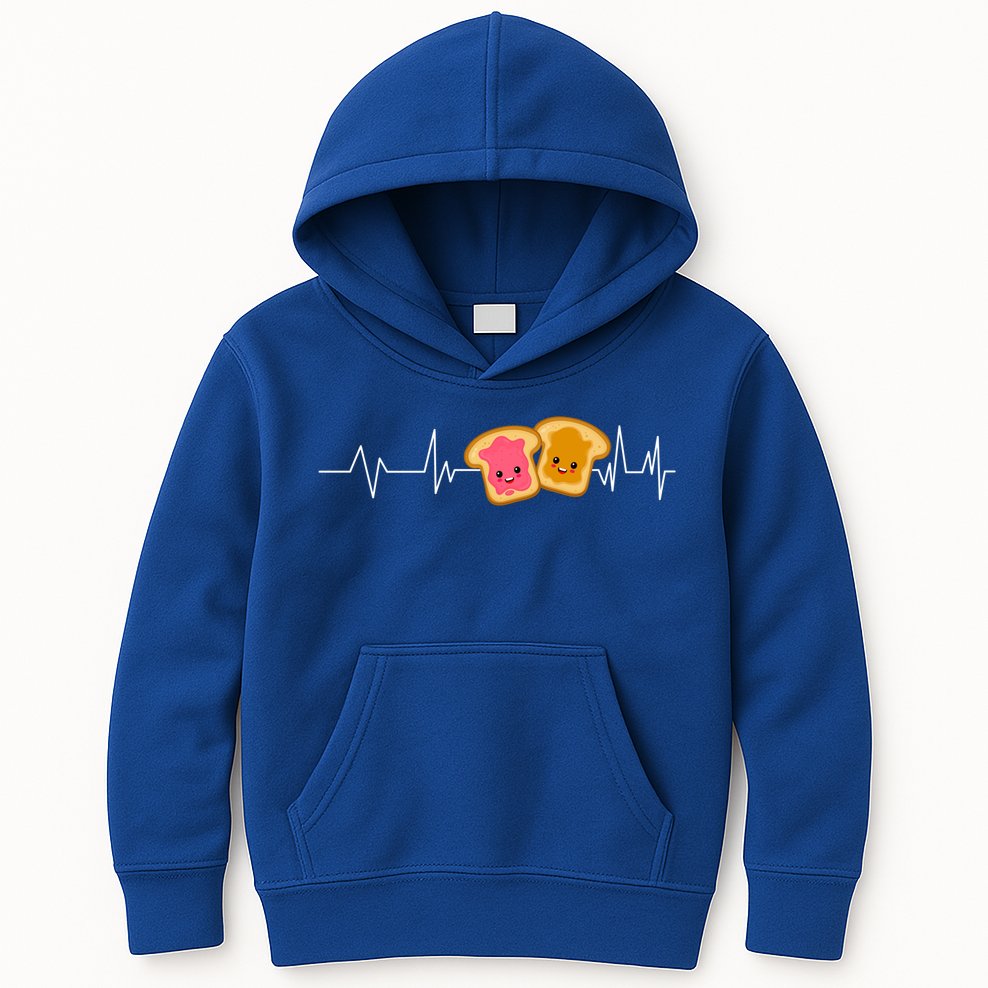 Cute Peanut Butter And Jelly Lover Great Gift Kids Hoodie