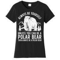 Cool Polar Bear Design For Animal Polar Bear Lover Women's T-Shirt