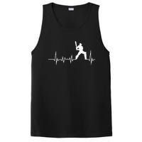 Cricket Player Bat And Ball Game Cricket Heartbeat PosiCharge Competitor Tank