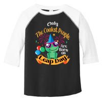 Coolest People Born On Leap Day Birthday Party Cute Toddler Fine Jersey T-Shirt