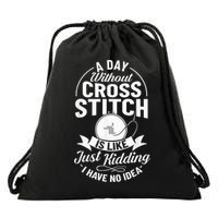 Counted Pattern Beginner Alphabet Needle Drawstring Bag