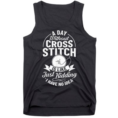 Counted Pattern Beginner Alphabet Needle Tank Top