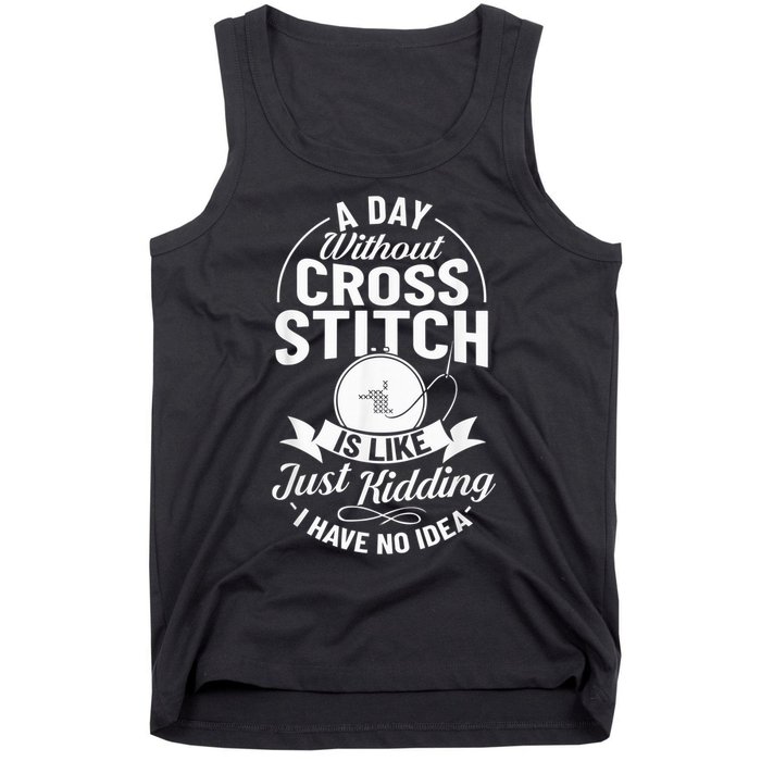 Counted Pattern Beginner Alphabet Needle Tank Top
