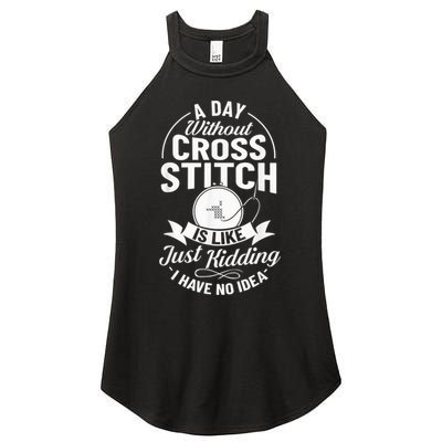 Counted Pattern Beginner Alphabet Needle Women's Perfect Tri Rocker Tank