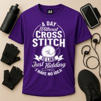 Counted Pattern Beginner Alphabet Needle Performance Shirt