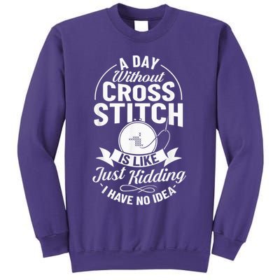 Counted Pattern Beginner Alphabet Needle Sweatshirt