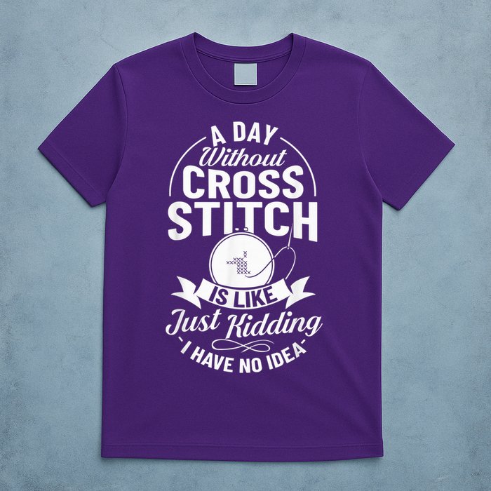 Counted Pattern Beginner Alphabet Needle T-Shirt