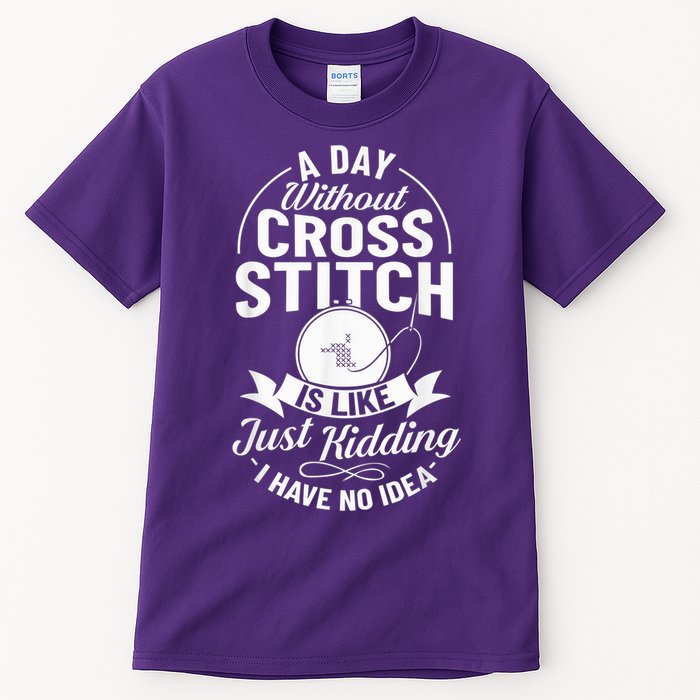 Counted Pattern Beginner Alphabet Needle Tall T-Shirt