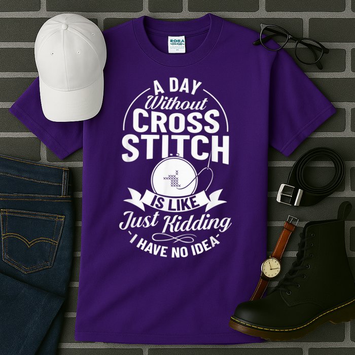 Counted Pattern Beginner Alphabet Needle Tall T-Shirt
