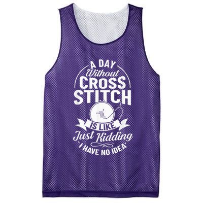 Counted Pattern Beginner Alphabet Needle Mesh Reversible Basketball Jersey Tank