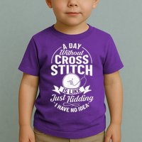 Counted Pattern Beginner Alphabet Needle Toddler T-Shirt