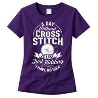Counted Pattern Beginner Alphabet Needle Womens T-Shirt