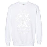 Counted Pattern Beginner Alphabet Needle Garment-Dyed Sweatshirt