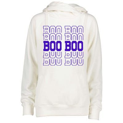 Cute Personalized Boo Boo Birthday Matching Family Womens Funnel Neck Pullover Hood