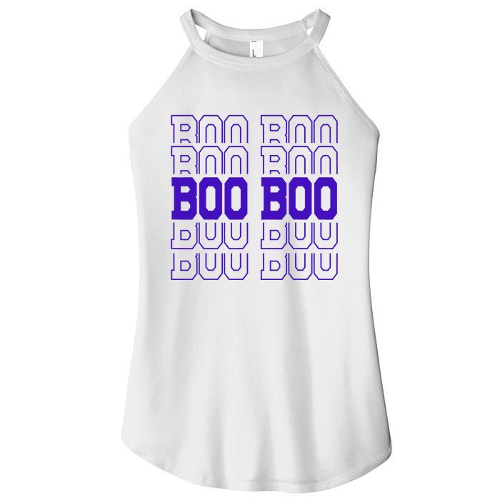 Cute Personalized Boo Boo Birthday Matching Family Women’s Perfect Tri Rocker Tank