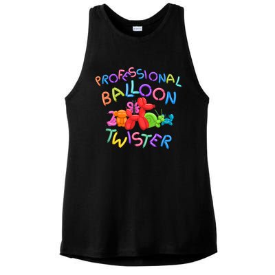 Cute Professional Balloon Animal Twister Party Ladies PosiCharge Tri-Blend Wicking Tank